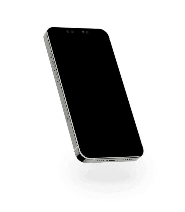 Featured product shown on a three-dimensional phone